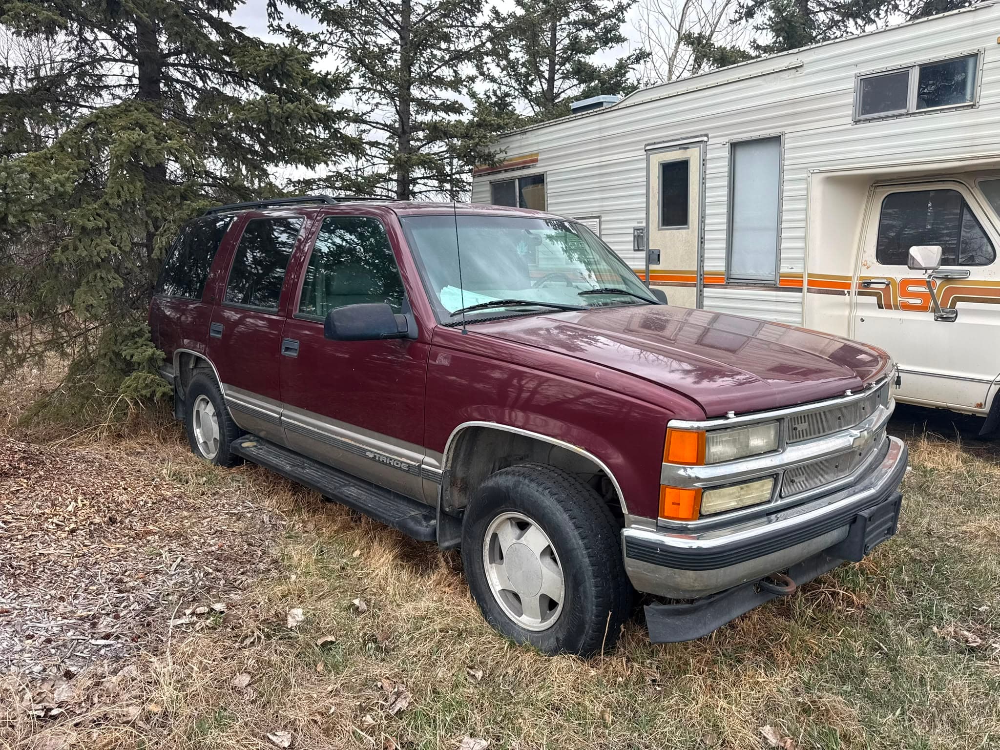 Vehicle pickup from a Central Alberta acreage