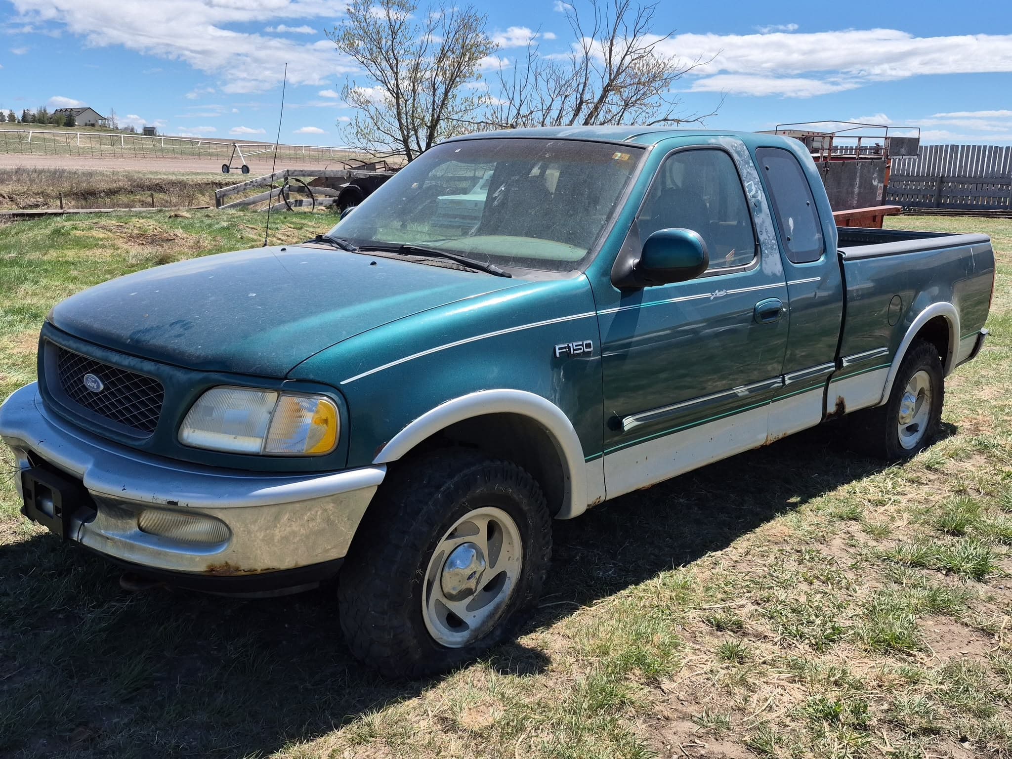 Older Ford F-150 on a Central Alberta acreage