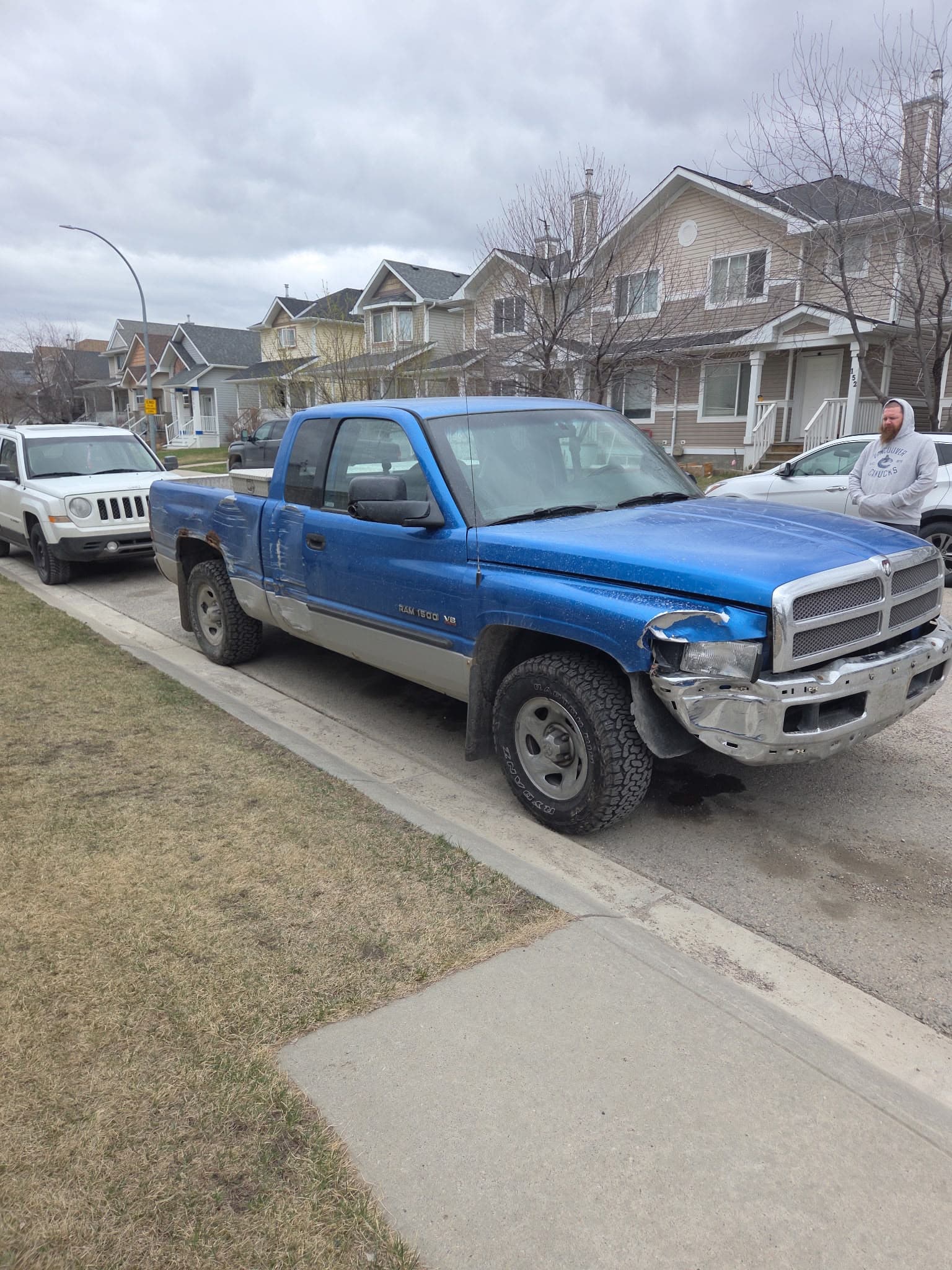 Damaged truck accepted for cash purchase